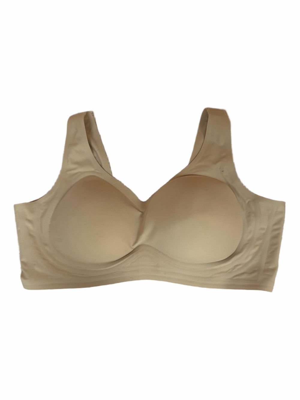 Seamless Nude Wireless Comfort Bra Plus Size 4X